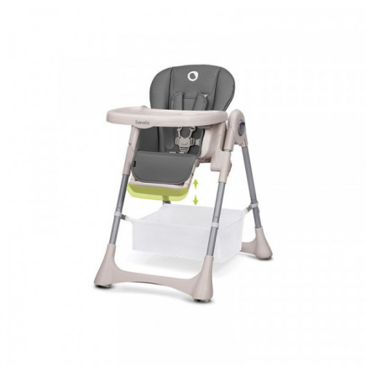 Chaise haute Lionelo Zanna Grey Stone