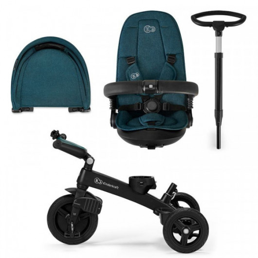 Tricycle 5 en 1 Kinderkraft Twipper Green