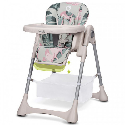 Chaise haute Lionelo Zanna Pink Bubblegum