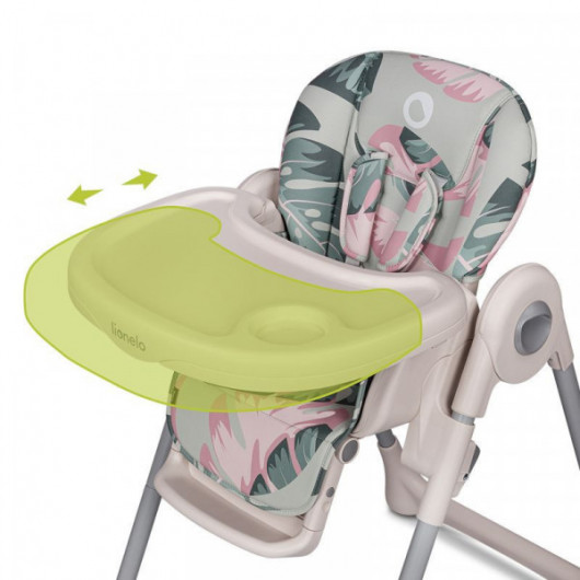 Chaise haute Lionelo Zanna Pink Bubblegum