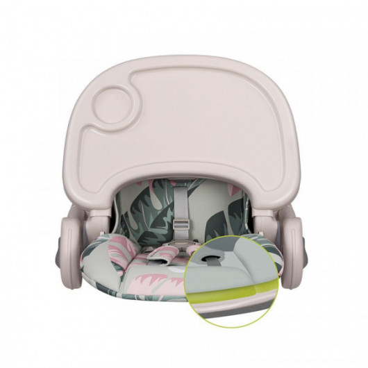 Chaise haute Lionelo Zanna Pink Bubblegum