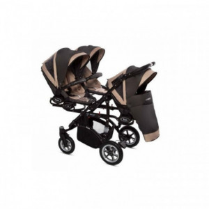 Poussette Triple Trippy Premium Beige - 3 hamacs