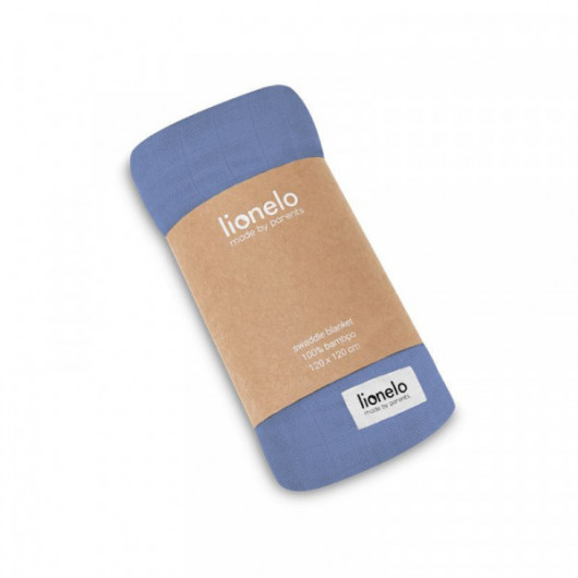 Couverture Lionelo Bamboo Swaddle Blue Denim