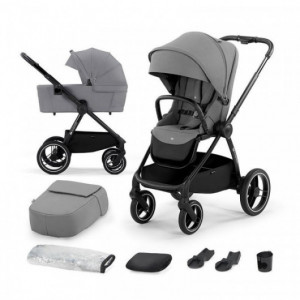 Poussette combinée Kinderkraft Nea Platinium Grey