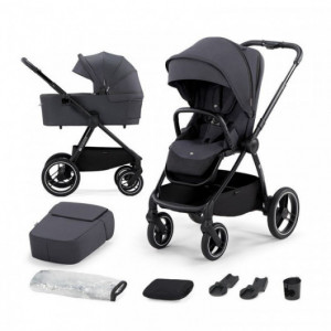 Poussette combinée Kinderkraft Nea Deep Grey