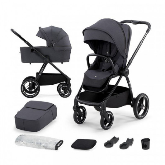 Poussette combinée Kinderkraft Nea Deep Grey