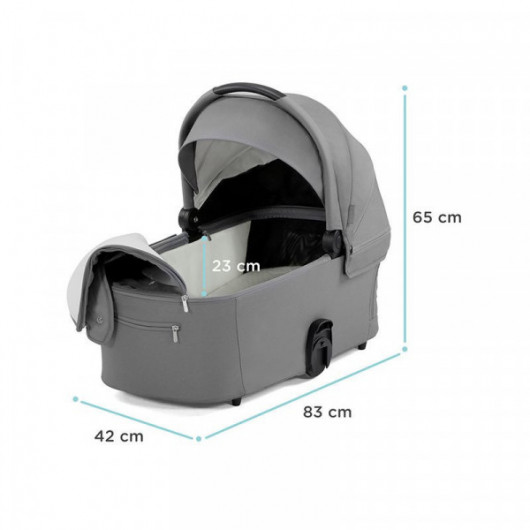 Poussette combinée Kinderkraft Nea Deep Grey