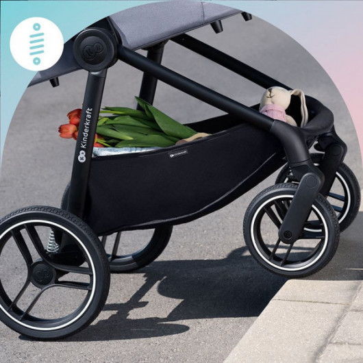 Poussette combinée Kinderkraft Nea Midnight Black