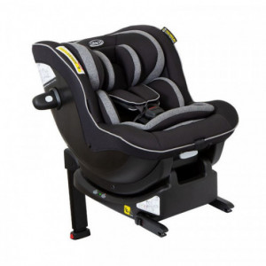 Siège auto i-size Graco Ascent Black + Base Iso Family