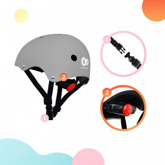 Casque Kinderkraft Safety Grey