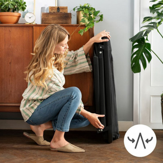 Lit de voyage 2 en 1 Kinderkraft Sofi Plus Black