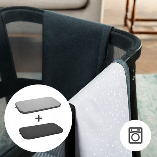 Lit de voyage 2 en 1 Kinderkraft Sofi Plus Black