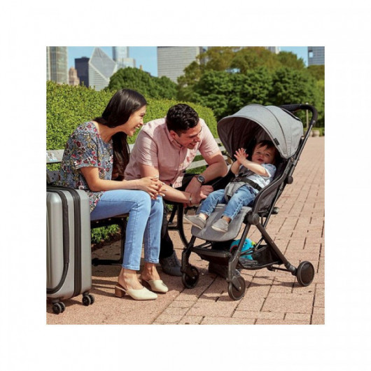 Poussette citadine Contours Bitsy Grise