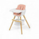 Chaise haute 2 en 1 Milly Mally Espoo Pink