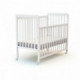 Lit bébé coulissant AT4 Confort Blanc 60 x 120