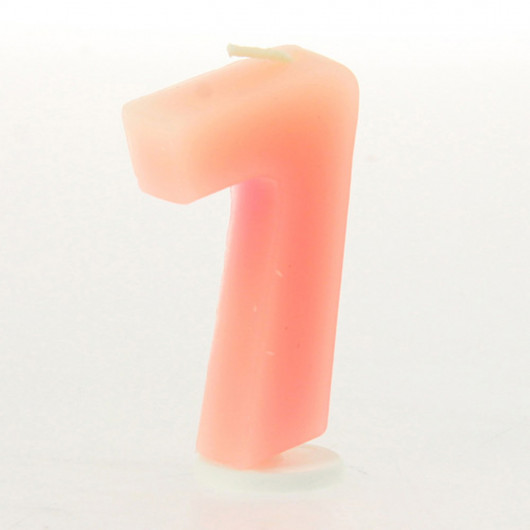 Lot de 3 bougies d'anniversaire de 0 à 9 - 7