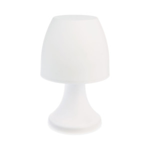 Lampe LED - H. 19,5 cm. - Blanc