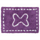 Tapis microfibre - 90 x 60 cm. - Violet