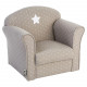 Fauteuil enfant Classique - Taupe