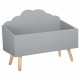 Coffre de rangement enfant Nuage - Longueur 58 cm - Gris