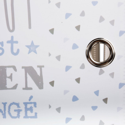 Château de rangement -7 cases - Bleu