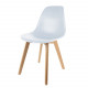 Chaise scandinave enfant - H. 56,5 cm - Blanc