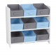 Meuble de rangement enfant 9 Paniers Boy - 63 x H. 59,5 cm - Bleu