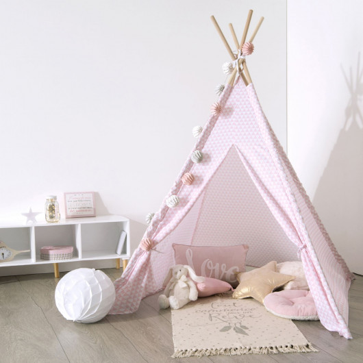 Tipi de Décoration pour enfant Dream - H. 160 cm - Rose