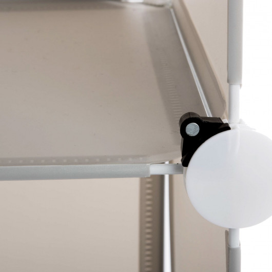 Meuble de rangement enfant Colonne - 34 x H. 140 cm - Bleu