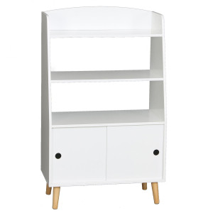 Bibliothèque enfant Sweet - L. 58 x H. 93 cm - Blanc