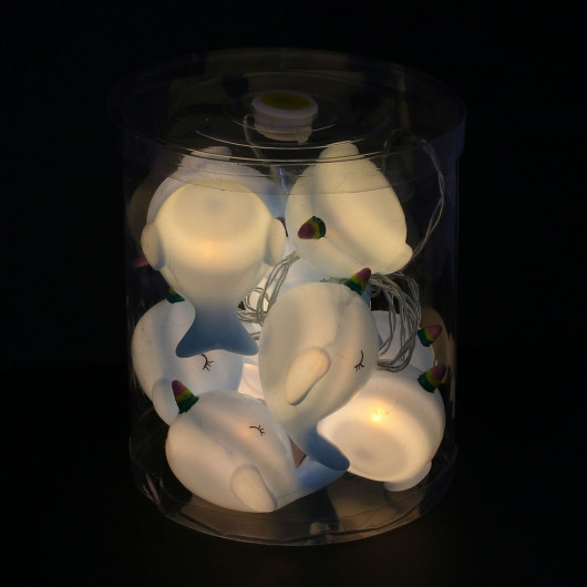 Guirlande lumineuse enfant Baleine - L. 165 cm - Bleu