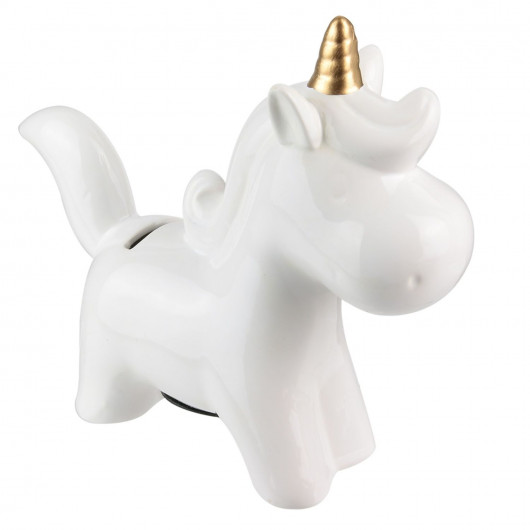Tirelire enfant Licorne - Blanc