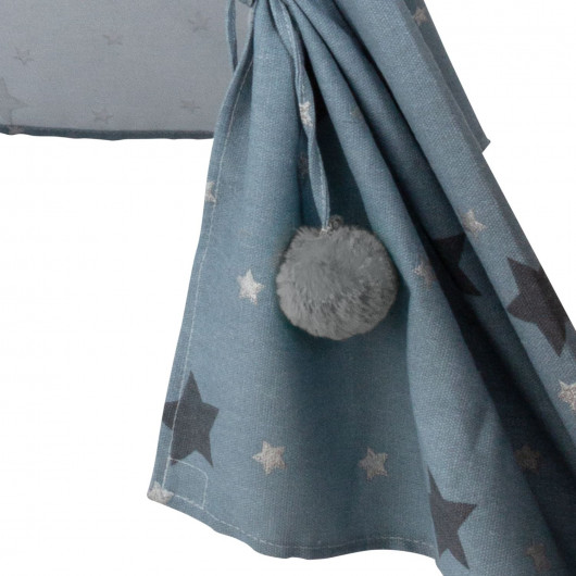 Tipi pour enfant avec motifs Dream - H. 160 cm - Bleu