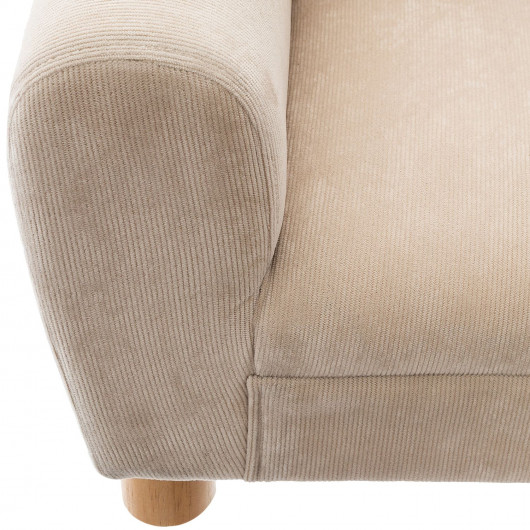 Fauteuil enfant design bois Ours - Beige