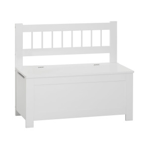 Banc coffre pour enfant - Blanc