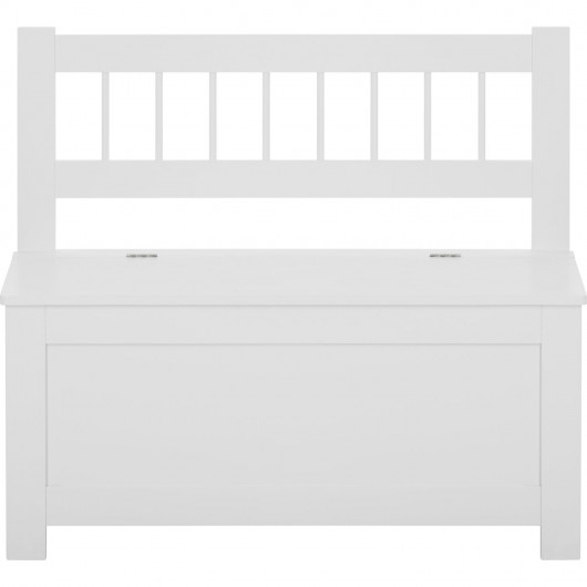 Banc coffre pour enfant - Blanc