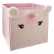 Bac de rangement Licorne Rose