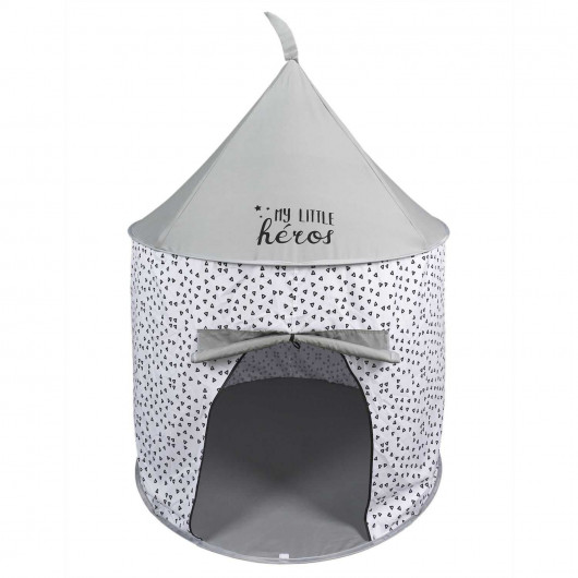 Tente pliable pour enfant Diam. 100 cm - Gris