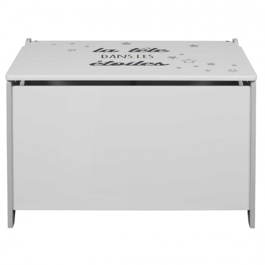 Coffre à jouets en MDF La tête dans les étoiles