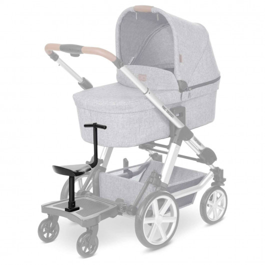 Assise compatible avec planche Kiddie Ride On 2 - ABC Design - Black