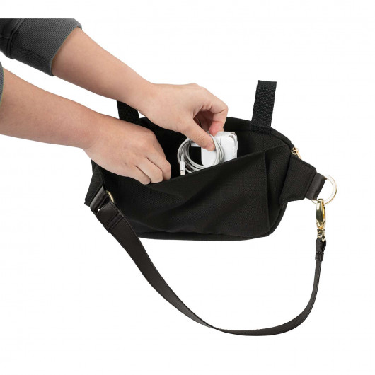 Sac bandoulière - Nuna - Caviar