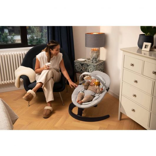 Transat Leaf Grow avec arche de jeux - Nuna - Driftwood