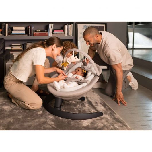 Transat Leaf Grow avec arche de jeux - Nuna - Driftwood