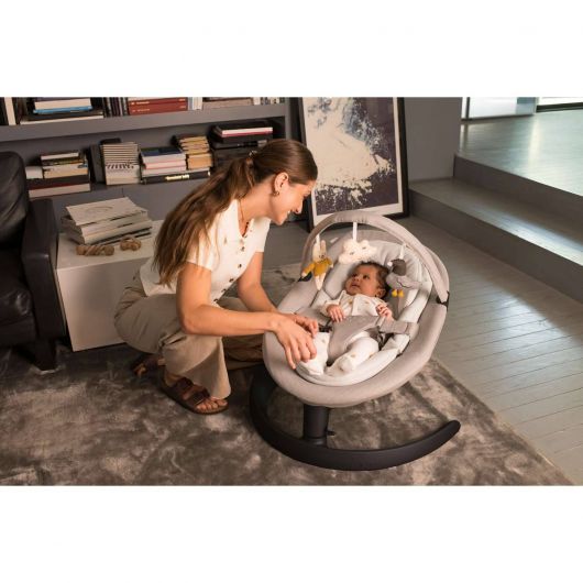 Transat Leaf Grow avec arche de jeux - Nuna - Driftwood