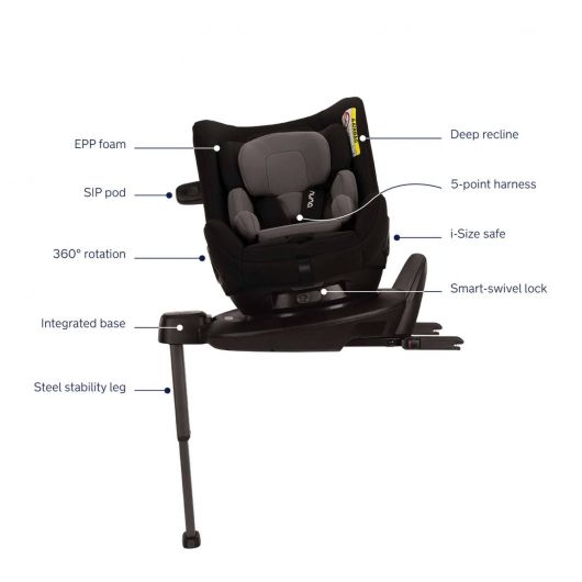 Siège auto Pruu - Nuna - Caviar