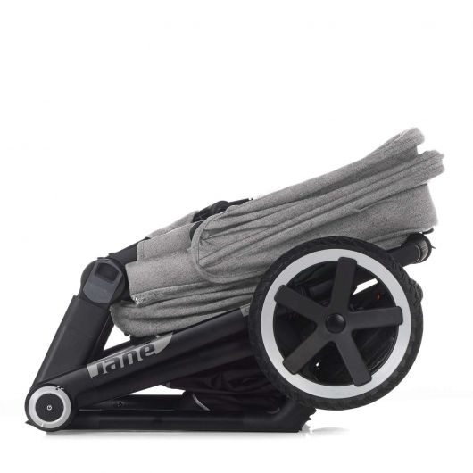 Poussette Crosslight 3 + nacelle Sweet + coque auto Koos iSize R1 - Jané - Dim Grey