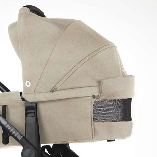 Poussette Muum 4 + nacelle Sweet + coque auto Koos iSize R1 - Jané - Desert