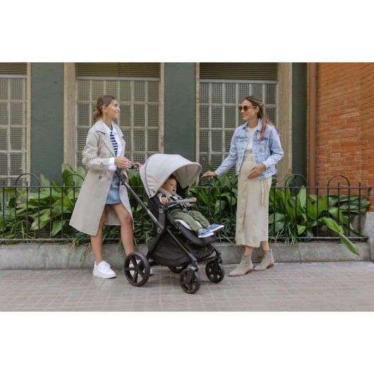 Poussette Muum 4 + nacelle Sweet + coque auto Koos iSize R1 - Jané - Desert