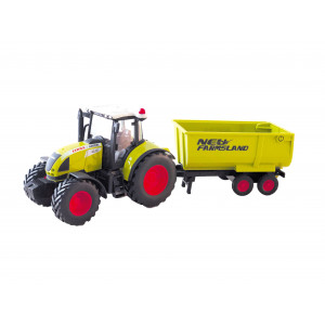Tracteur 1:32 métal CLAAS ARION 540 avec engin agricole