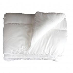 Couette premium - Polyester anti acarien 400g/m² - 140 x 200 cm - Blanc